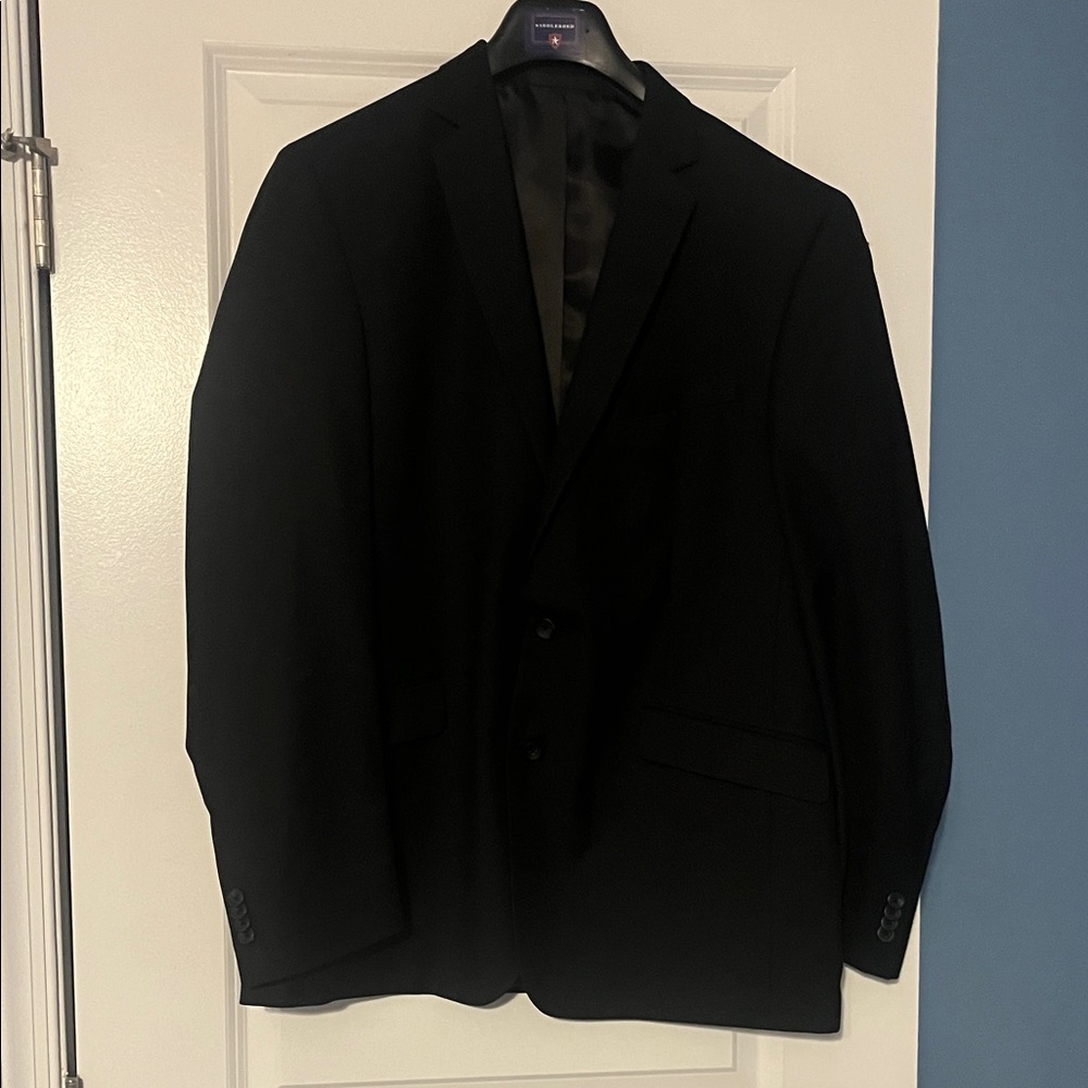 Men’s Kenneth Cole Black Suit Jacket Size 44R